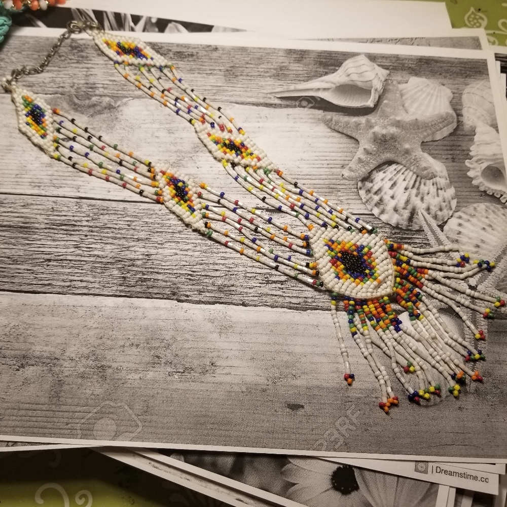 Stunning VTG Native Necklace - Picture 2 of 7